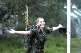 帅气女兵的照片,镜头下的帅气女兵风采